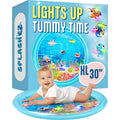 SplashEZ Lights Up Tummy Time Water Mat for Babies, 30" X-Large