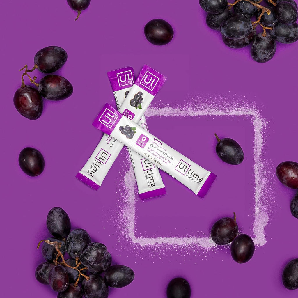 Buy now Ultima Replenisher Hydrating Electrolyte Powder, Grape, 20 Count Box, no Sugar, no Carbs, no Calories, Keto, Gluten-Free, Non-GMO, Vegan at indiglob india