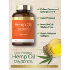 Carlyle Hemp Oil Softgel Capsules | 126,000 mg | 180 Count