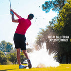 Shanker Golf Exploding Balls - Prank Balls that Explode on Impact - Funny Joke for Golfers (Sleeve of 3, Novelty)
