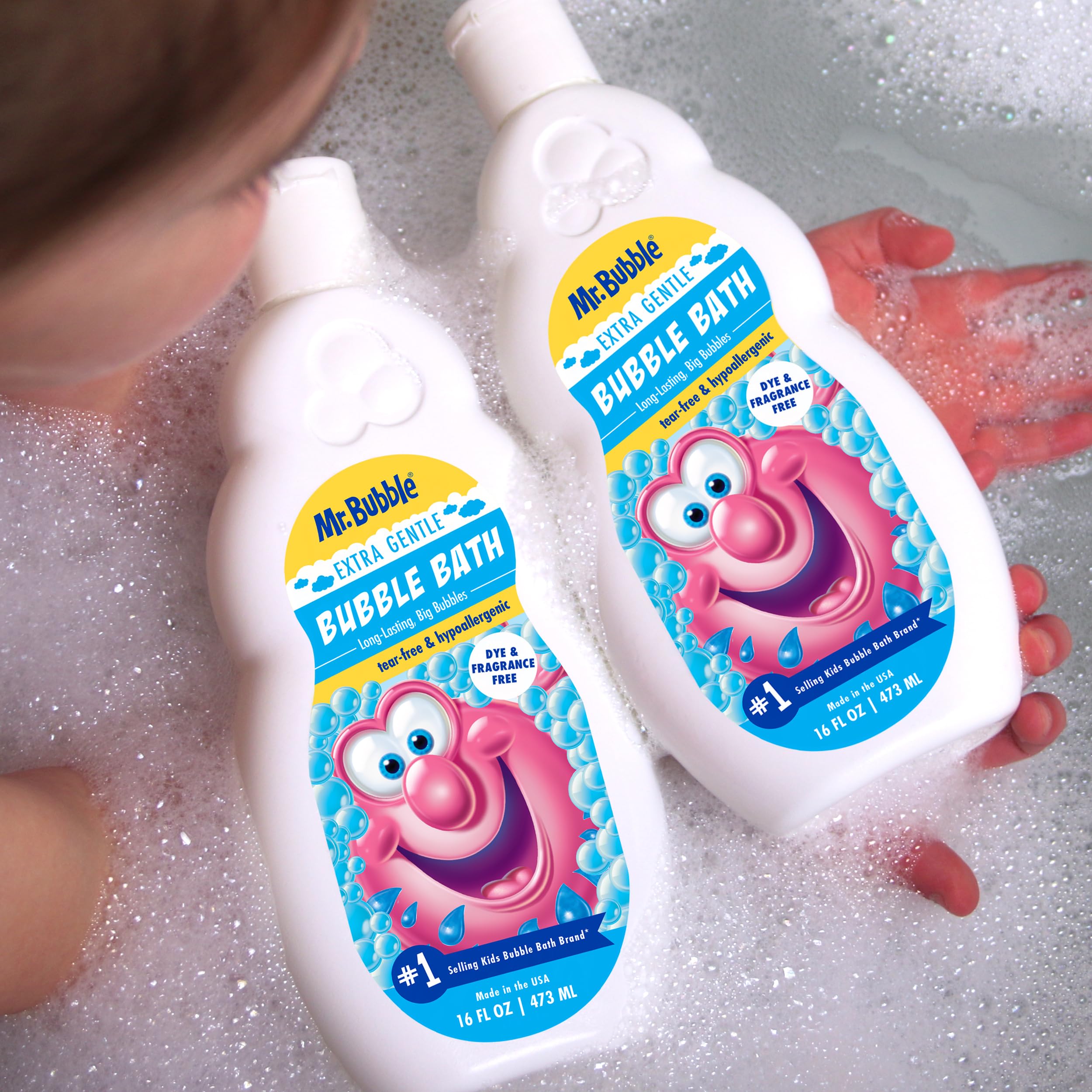 Buy now Mr. Bubble Extra Gentle Bubble Bath - Hypoallergenic, Tear Free Bubble Bath Solution Perfect for Sensitive Skin (Pack of 2 Bottles, 16 fl oz Each) at indiglob india