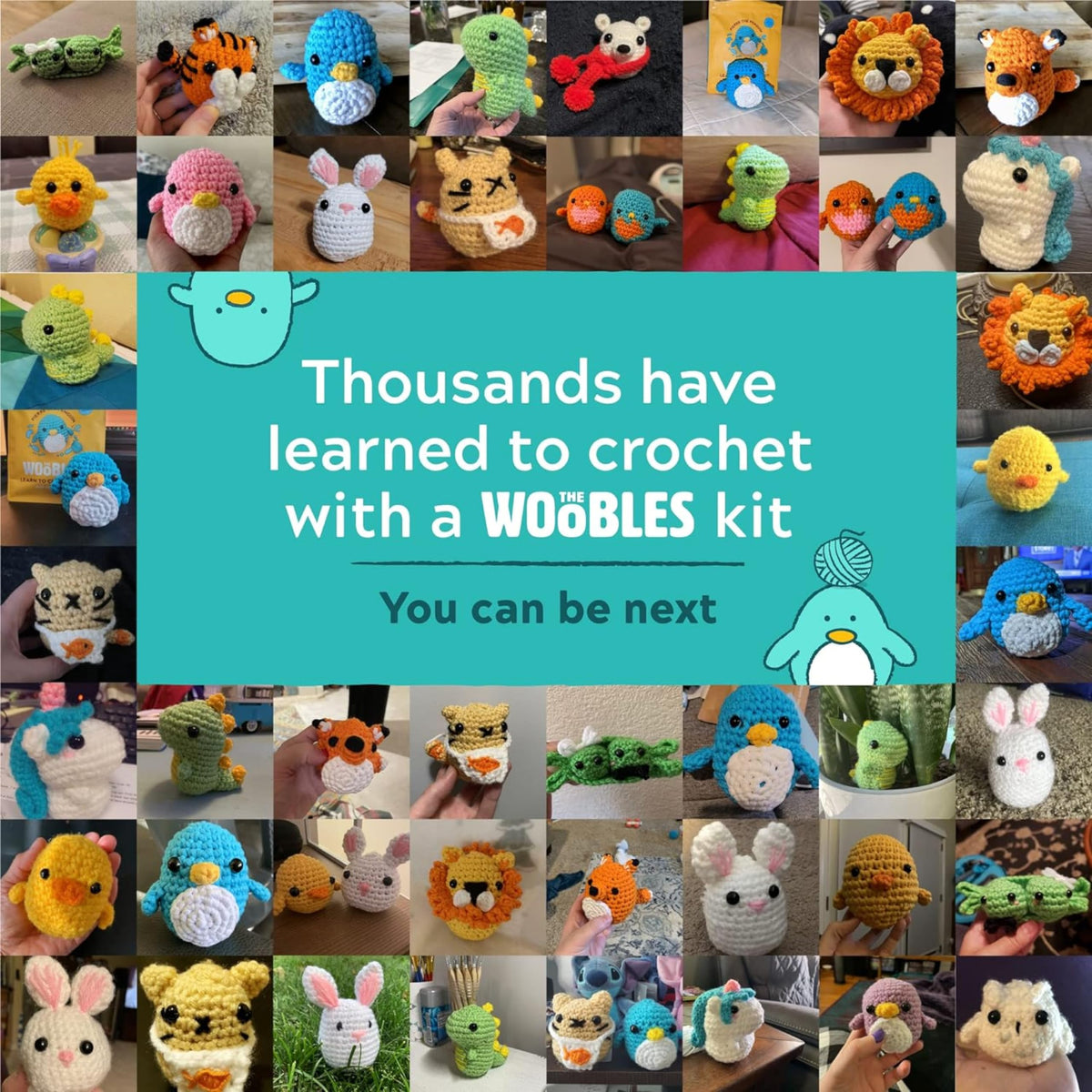 The Woobles Harry Potter Crochet Kit for Beginners