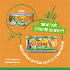 Purina Friskies Indoor Cat Food Pate, Chicken Dinner (24) 5.5 oz Cans