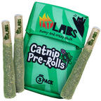 LIT LABS Cat Doobie 3 Pack Catnip Toys for Cats, Funny Cat Toys, Safe Kitten Teething Chew and Kicker Toys, Stress-Relieving Indoor Cat Gifts that Hit Different