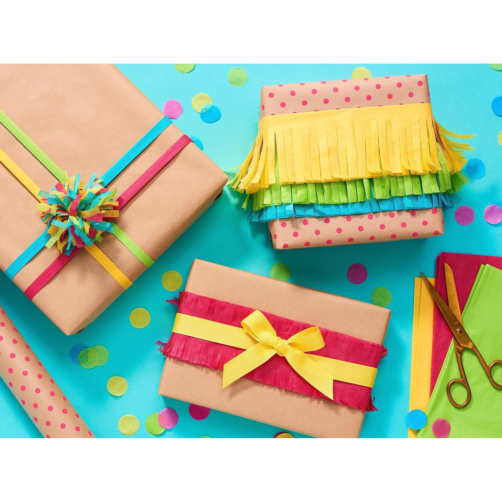 American Greetings Rainbow Tissue Paper, 40 Sheets (8 colors, 20 in. x 20 in.) for Birthdays, All Occasions, Gift Bags and Boxes, Gift Wrap, Crafts, Paper Flowers, Pom Poms, and More