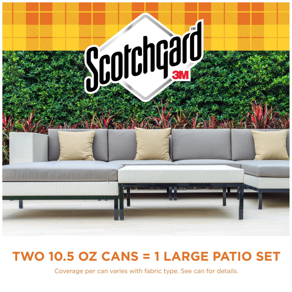 Scotchgard Outdoor Water & Sun Shield Fabric Spray, 10.5 oz, 2 Pack