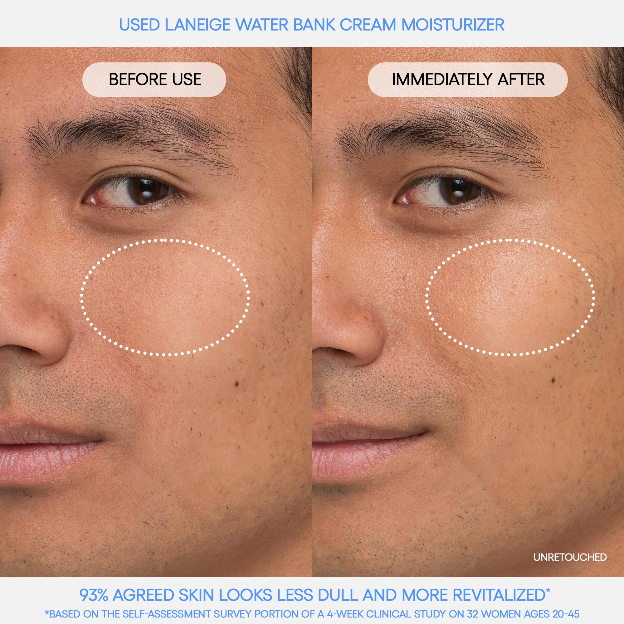 Buy now LANEIGE Water Bank Blue Hyaluronic Cream Moisturizer: Hydrating Korean Face Cream with Squalane & Ceramide for Skin Barrier Support, Dermatologist-Tested at indiglob india