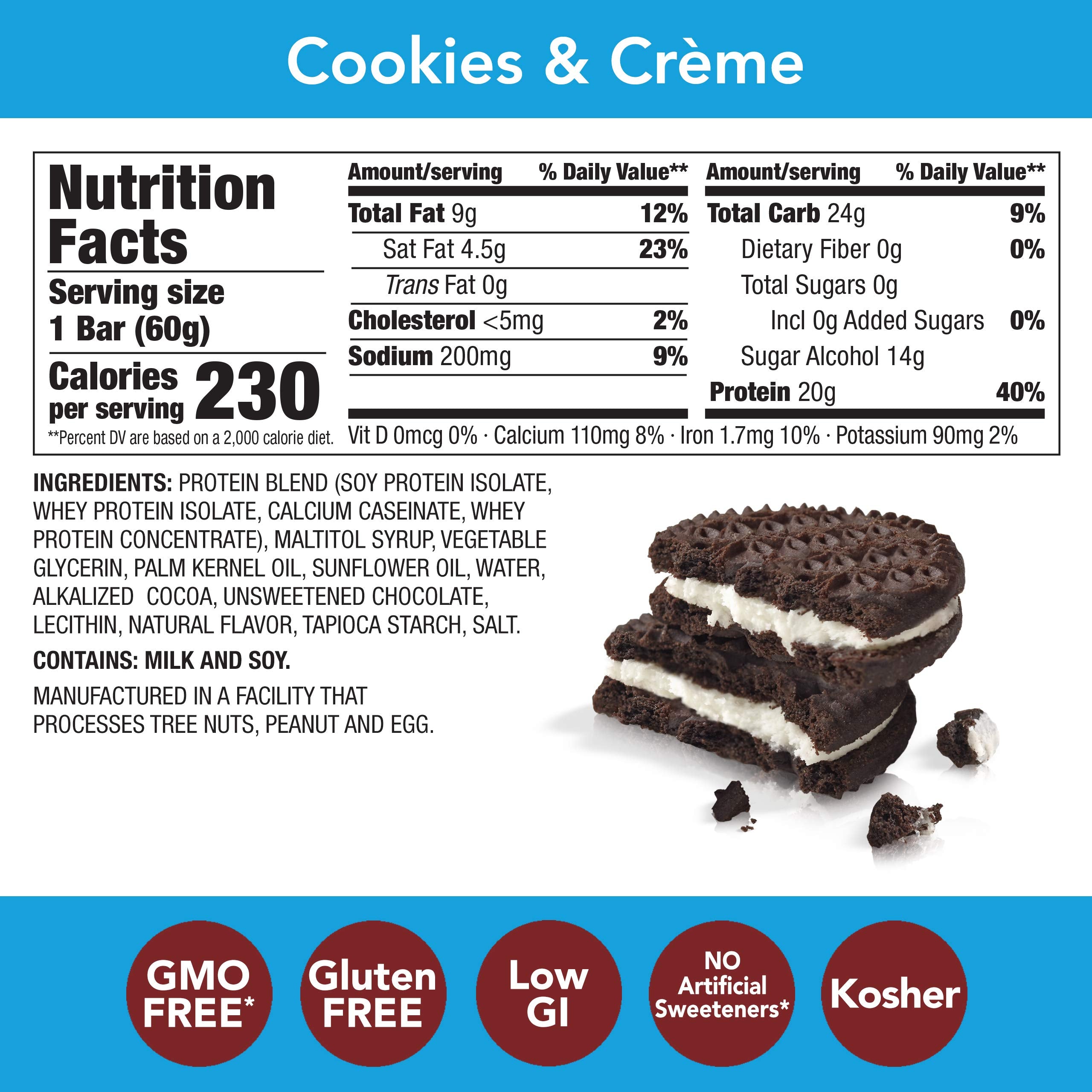 Buy now think! Protein Bars, High Protein Snacks, Gluten Free, Kosher Friendly, Creamy Peanut Butter, Nutrition Bars, 2.1 Oz per Bar, 12 Count (Packaging May Vary) Cookies And Cream 10 Count (Pack of 5) at indiglob india