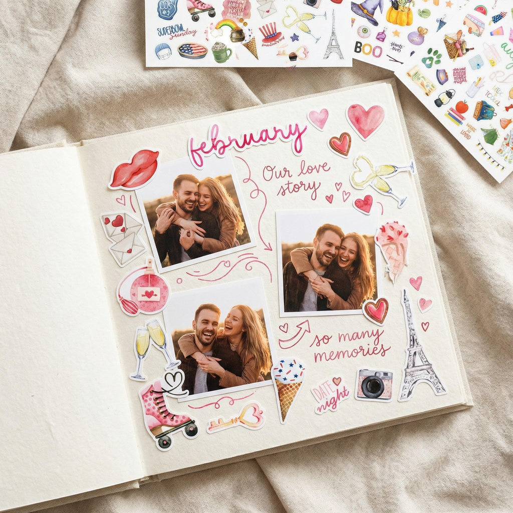 Aesthetic Monthly Planner Stickers - Holiday Sticker Set for Your Calendar