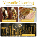 Premium Polishing Cloths for Stainless Steel, Copper Brass, Chrome Set of 2