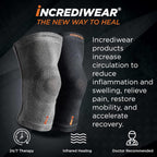 Buy now Incrediwear Knee Sleeve â€“ Knee Braces for Knee Pain, Joint Pain Relief, Swelling, Inflammation Relief, and Circulation, Knee Support for Women and Men at indiglob india