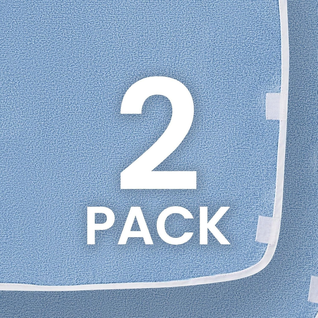 Buy now Vive Adult Bibs - Waterproof Apron Set for Men, Women for Eating with Adjustable Strap - Washable Reusable Large Terry Cloth at indiglob india
