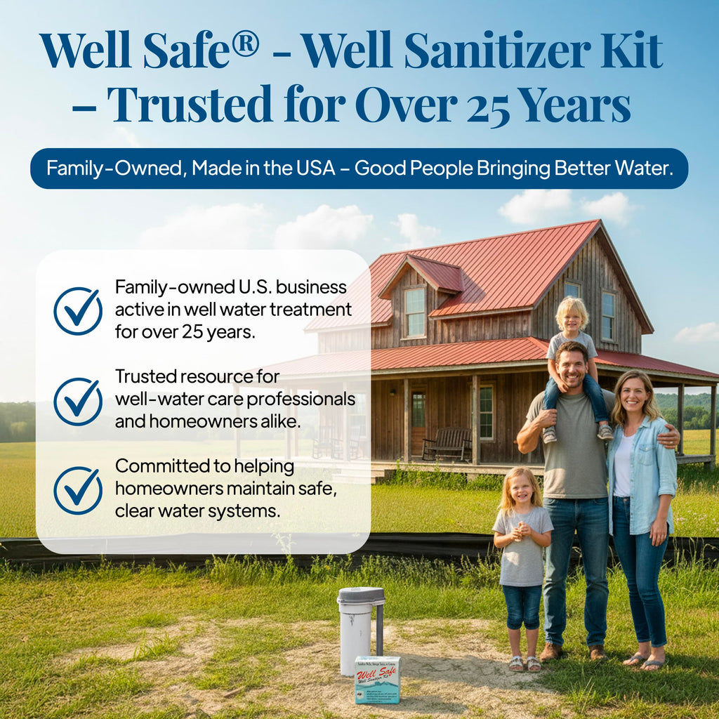 WELL SAFE Well Sanitizer Kit for Well Water Treatment & Sulfur Smell