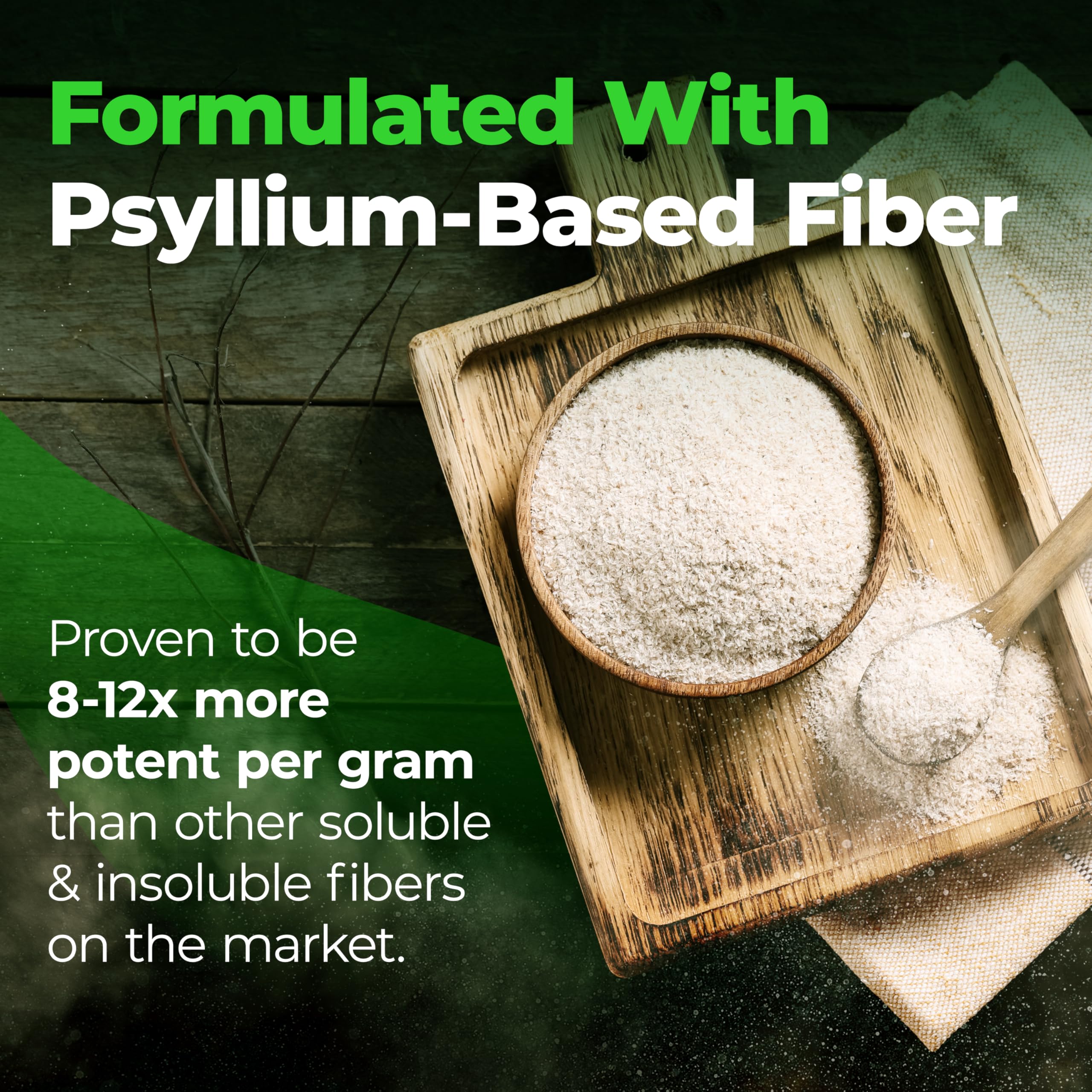 Species Nutrition Fiberlyze Fiber Supplement, Psyllium Based Soluble & Insoluble Fiber Powder for Healthy Colon, Digestive Functions (Fruit Punch, 30 Servings)