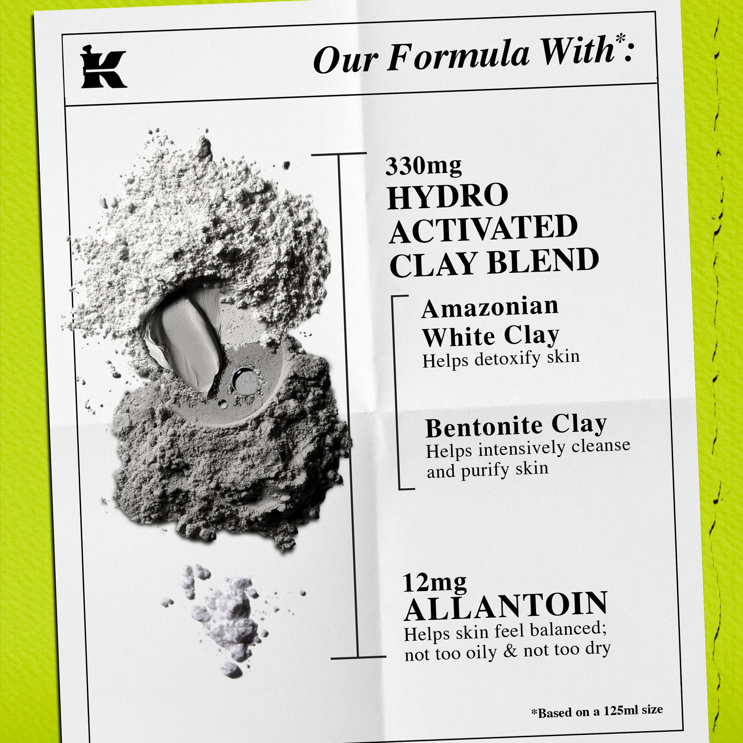 Buy now Kiehl's Rare Earth Pore Minimizer Face Mask, with Bentonite and Amazonian White Clay and Allantoin, Oil Absorbing Facemask for Normal to Oily Skin - 4.2 fl oz at indiglob india