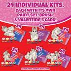 Buy now Unicorn & Dragon Wood Painting Kits (24ct)- Perfect Goodie Bag Party Favors for Kids Birthday Party -Each has a Wood Craft, Paints, Brush & Sticker for Boys & Girls - Kids Multi-Item Party Favor Packs at indiglob india