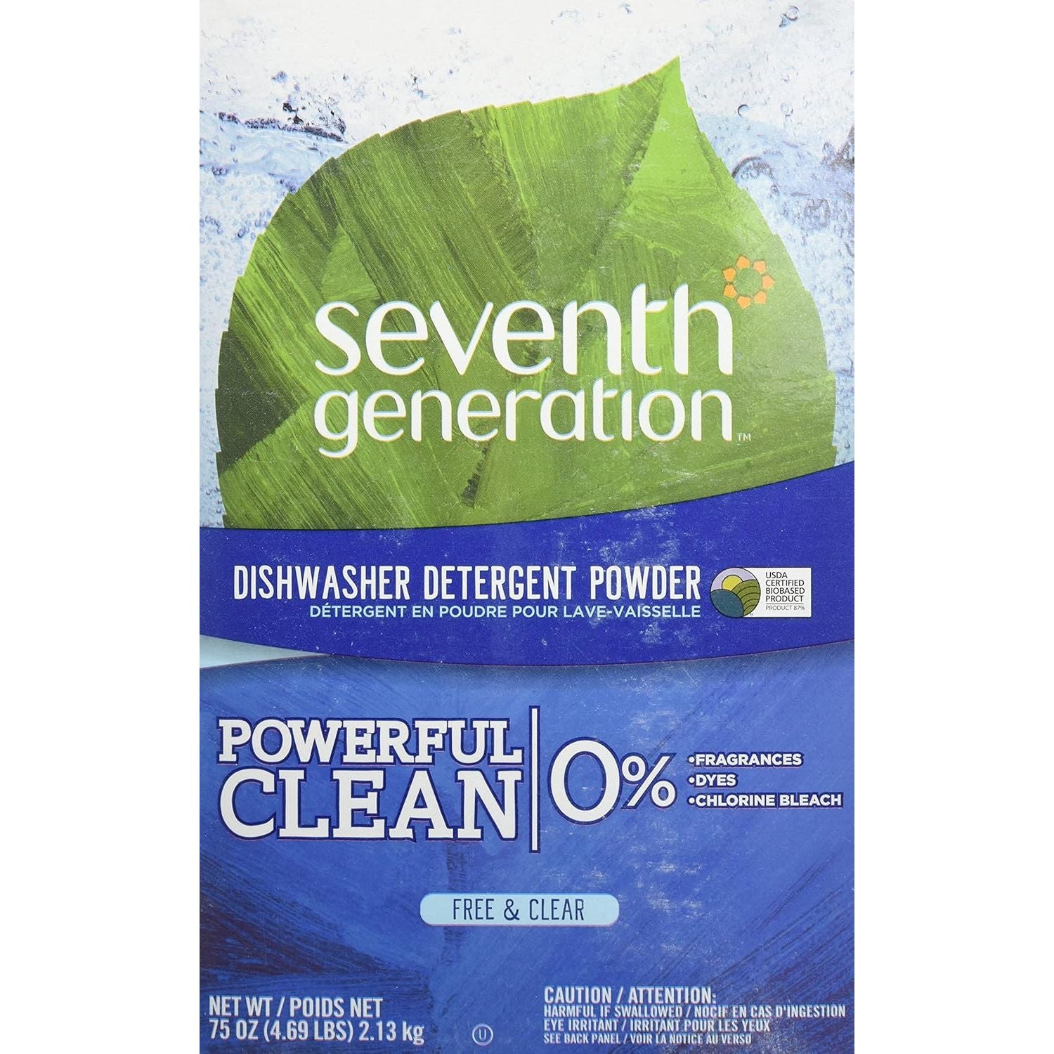 Buy now Free & Clear Automatic Dishwasher Powder, 45oz Box 12/Case 75 Ounce (Pack of 2) Unscented at indiglob india