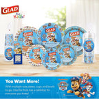 Buy now Glad for Kids Paw Patrol Emoji Paper Plates, 20 Count, 8.5 Inches | Paw Patrol Plates for Kids | Heavy Duty Disposable Soak Proof Microwavable Paper Plates for All Occasions at indiglob india
