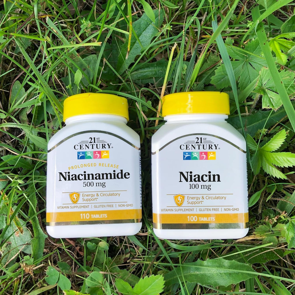 Buy now 21st Century Niacinamide 500 mg Prolonged Release Tablets, 110 Count at indiglob india