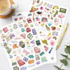 Aesthetic Monthly Planner Stickers - Holiday Sticker Set for Your Calendar