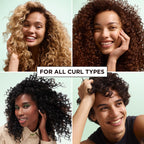 Garnier Fructis Curl Construct Creation Mousse, Curl Activator Provides Frizz Control, Long-Lasting Hold, and No Weigh-Down for Curly, Wavy, and Coily Hair, 6.8 oz (Packaging May Vary)