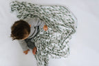 Buy now Copper Pearl Large Premium Knit Baby Swaddle Receiving Blanket Evergreen at indiglob india