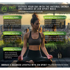 Zen Spirit Maca Root Powder Organic - Peruvian Root Premium Grade Superfood (Raw) - USDA & Vegan Certified - 1 Bag (8oz) - Perfect for Breakfast, Smoothies, Baking & Ice Cream.