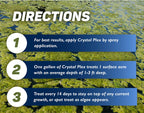 Crystal Plex - Lake and Pond Algaecide Treatment - Liquid Copper Algaecide Kills and Prevents Various Types of Algae (Planktonic, Filamentous, Chara) - 1 Gallon Treats up to 1 Acre