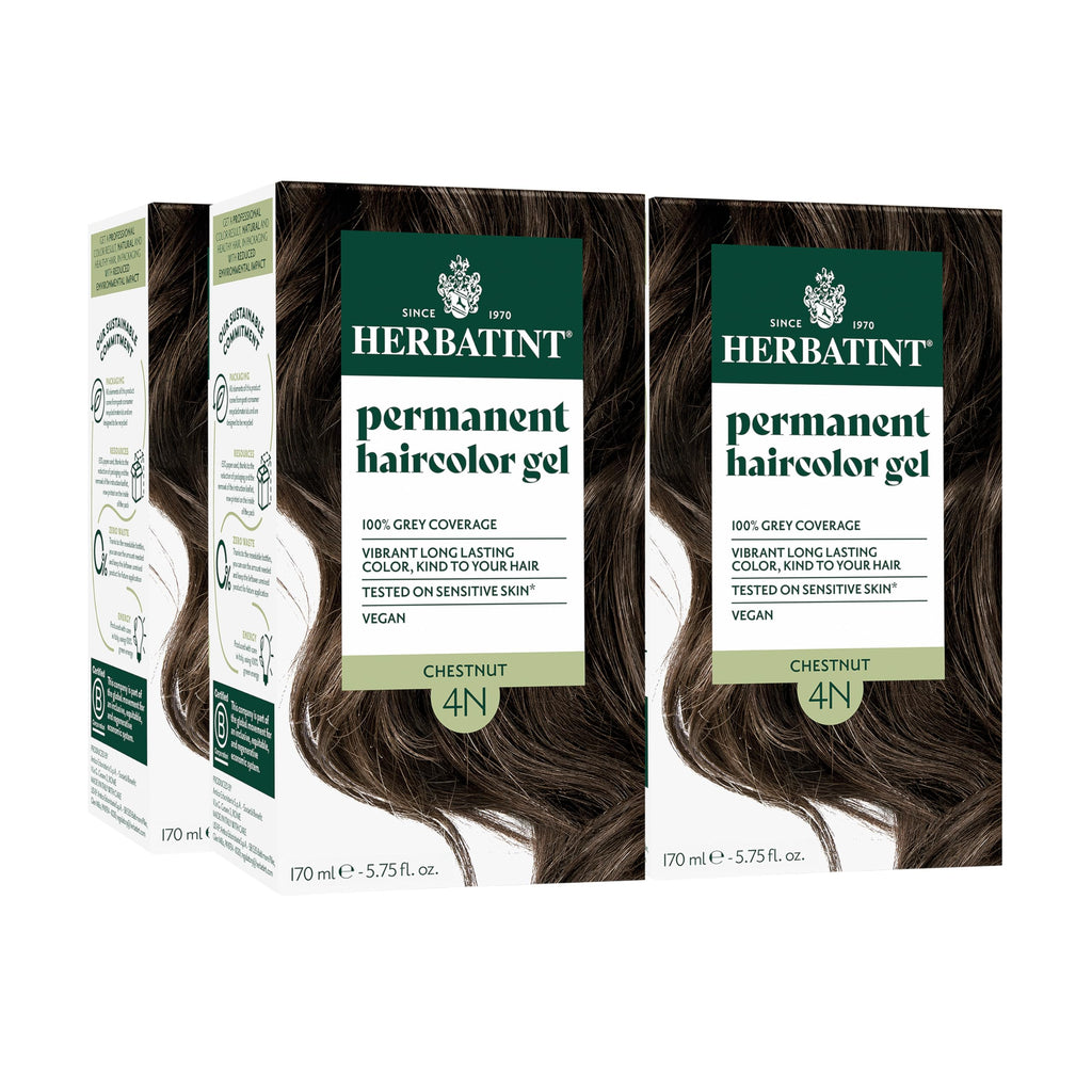 Buy now Herbatint Permanent Hair Dye For Women - 4N Chestnut - For Up To 100% Gray Coverage of Resistant Gray Hair - Ammonia-Free, Alcohol-Free & Vegan - Salon Influenced Hair color 5.75 fl oz at indiglob india