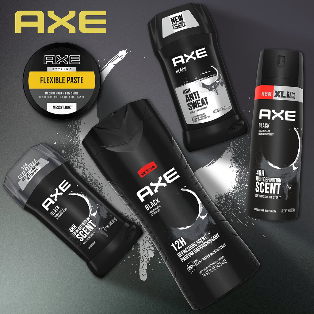AXE Styling Flexible Hair Paste Urban Messy Look 2 Count 2.64 oz | For An Instant Texture Boost Hair Styling Made Easy