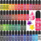 Buy now Epoxy Resin Pigment - 16 Colors Translucent Resin Colorant, Highly Concentrated Resin Dye for DIY Jewelry Making, AB Resin Coloring - 10ml 48 Colors-6ml at indiglob india