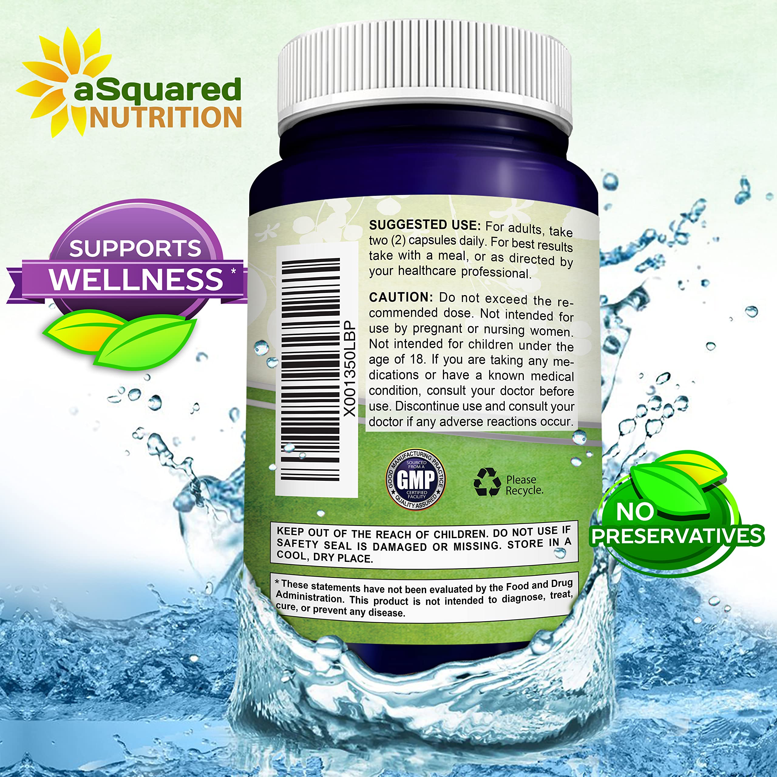 100% Natural Resveratrol Supplement - 1000mg Per Serving - 180 Capsules | Max Strength Antioxidant Polyphenols Complex - Trans-Resveratrol Pills for Heart Health - Pure Formula - 500mg Per Capsule
