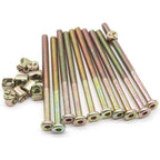 Buy now binifiMux 10-Pack M6 x 90mm Hex Allen Head Furniture Crib Baby Bed Bolt and Barrel Nuts, for Bunk Bed Chairs Cots Headboard at indiglob india