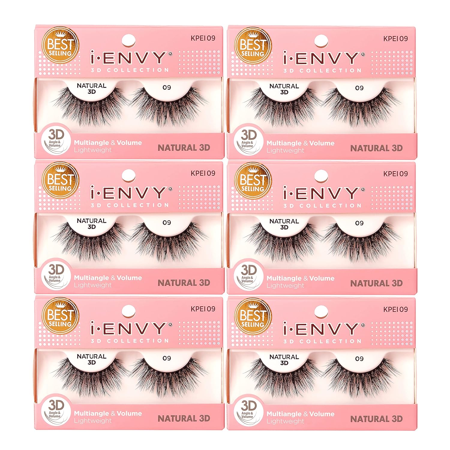Buy now i-Envy 3D Glam Collection Multi-angle & Volume (2 PACK, KPEI14) 6 PACK KPEI9 at indiglob india