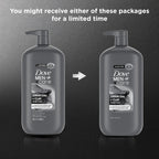 DOVE MEN + CARE Body and Face Scrub, Charcoal Body Wash, 30 oz | For rough skin, Helps exfoliate and hydrate, With charcoal + clay scrub, For daily showers, Micro moisture care