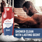 Old Spice Refreshing 2-in-1 Hair & Body Wash Conditioner for Men, High Endurance, 3X Defense, 24/7 Shower Fresh with Lasting Scent, Scented, 24 oz