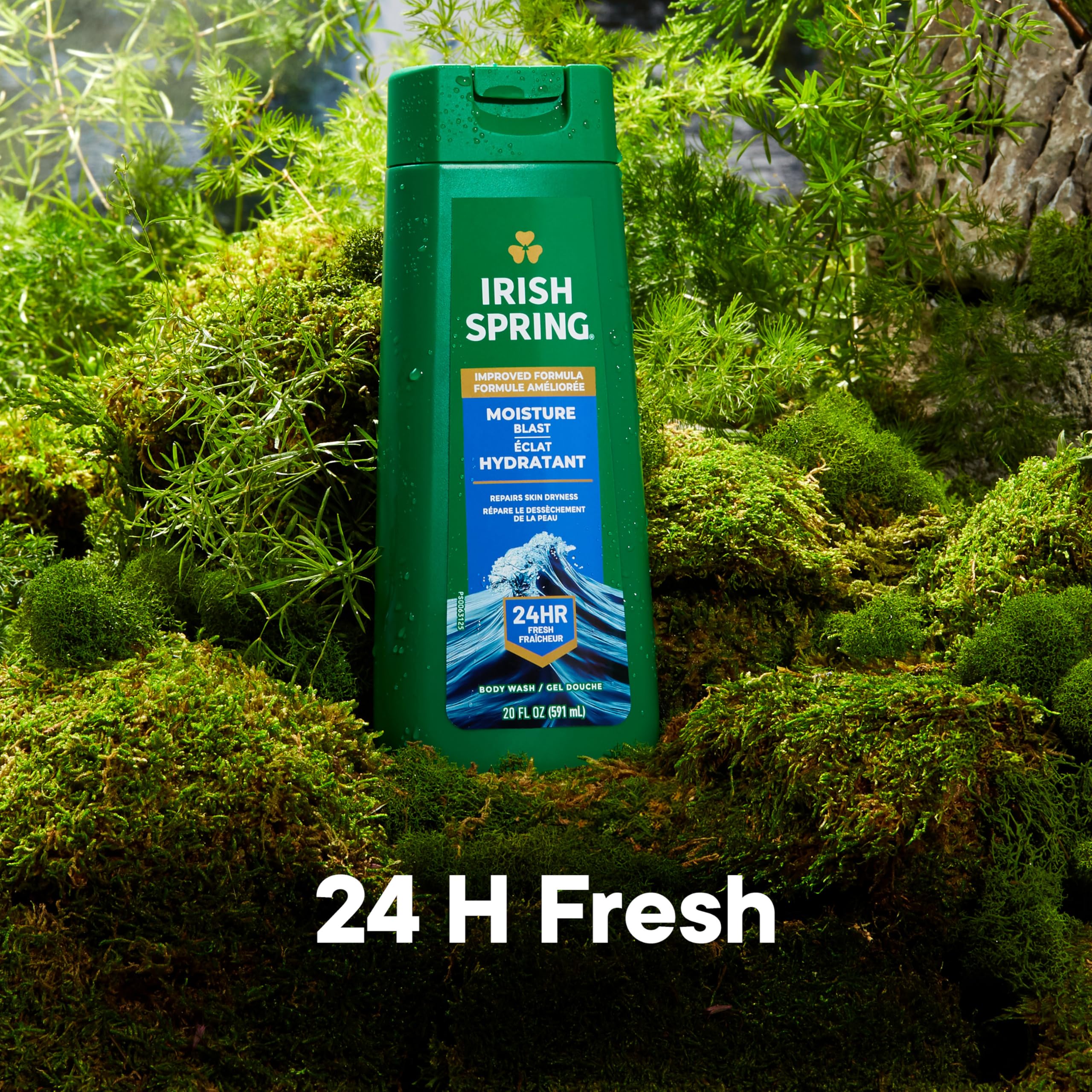 Buy now Irish Spring Moisture Blast Body Wash for Men, 20 Fl Oz (Pack of 2) at indiglob india