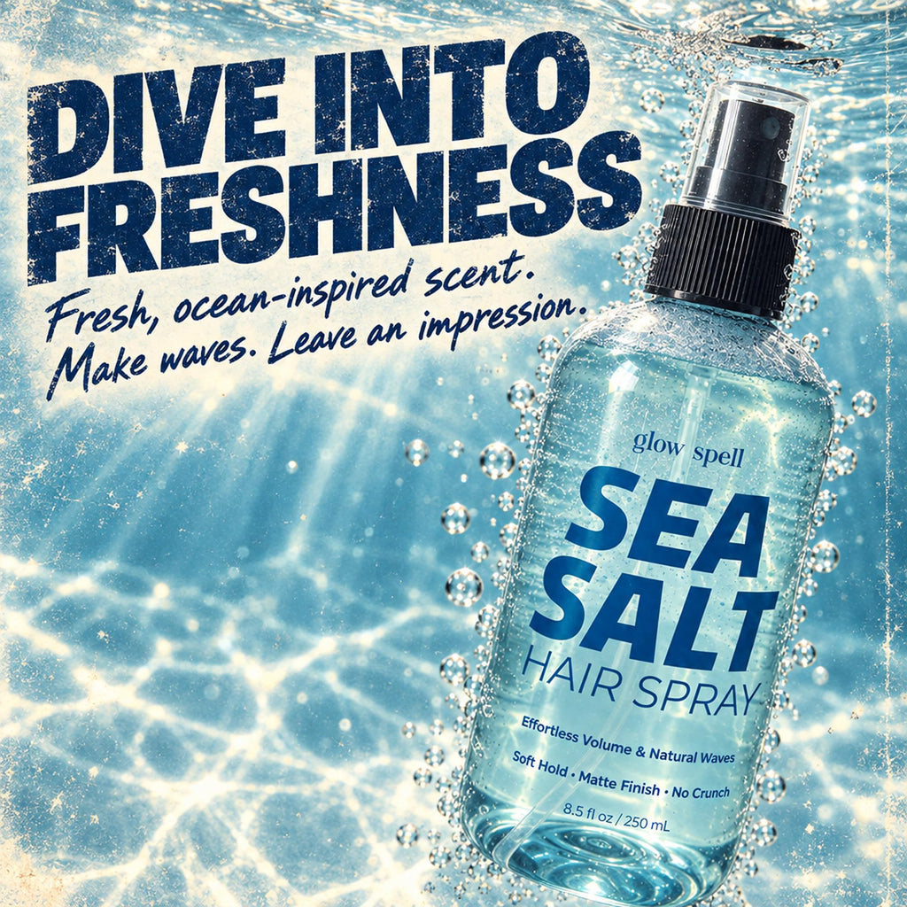 Sea Salt Spray for Hair – Texturizing Spray, Beach Waves & Volume (8.5 oz)