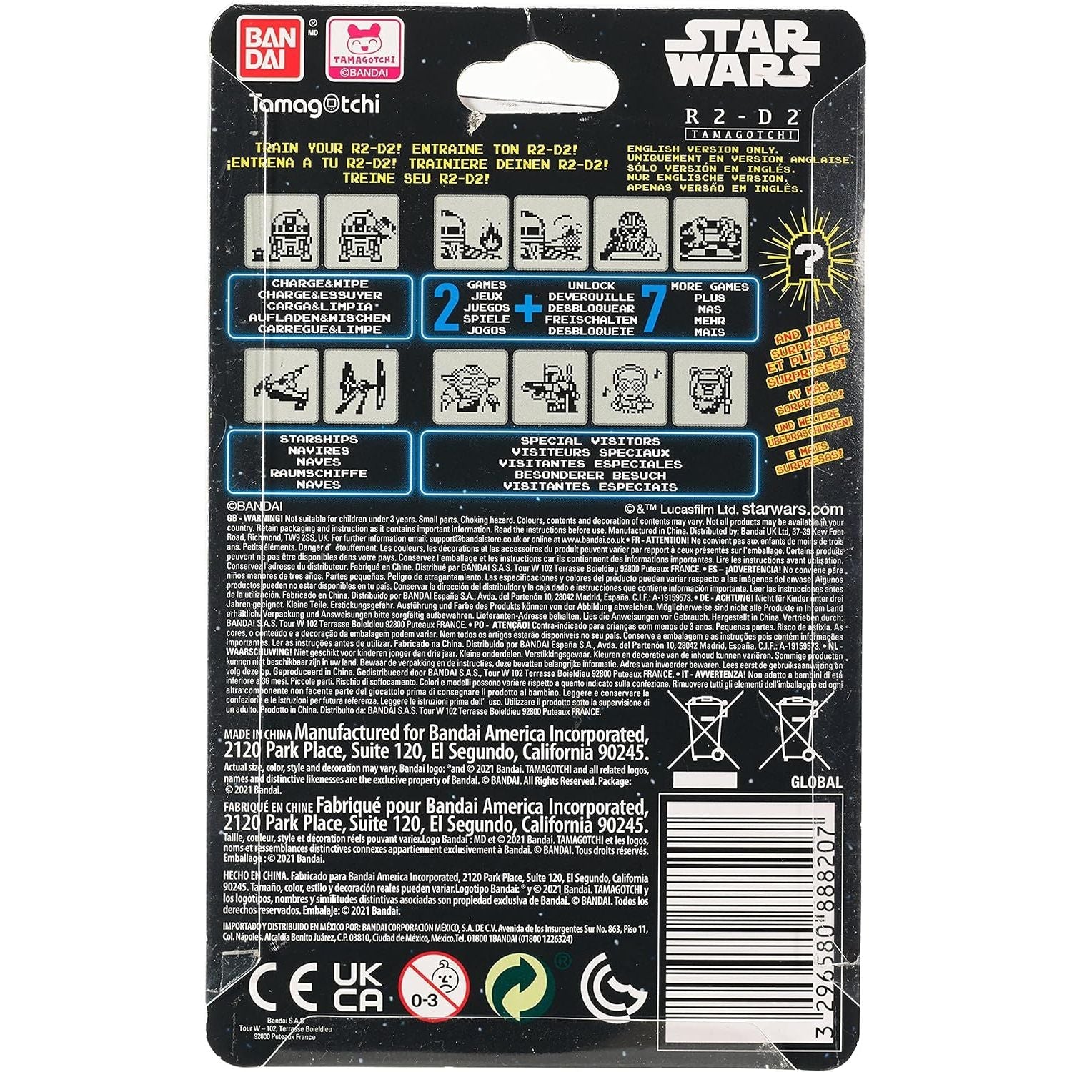 Buy now Tamagotchi Nano x Star Wars: R2-D2 Tamagotchi, Classic at indiglob india