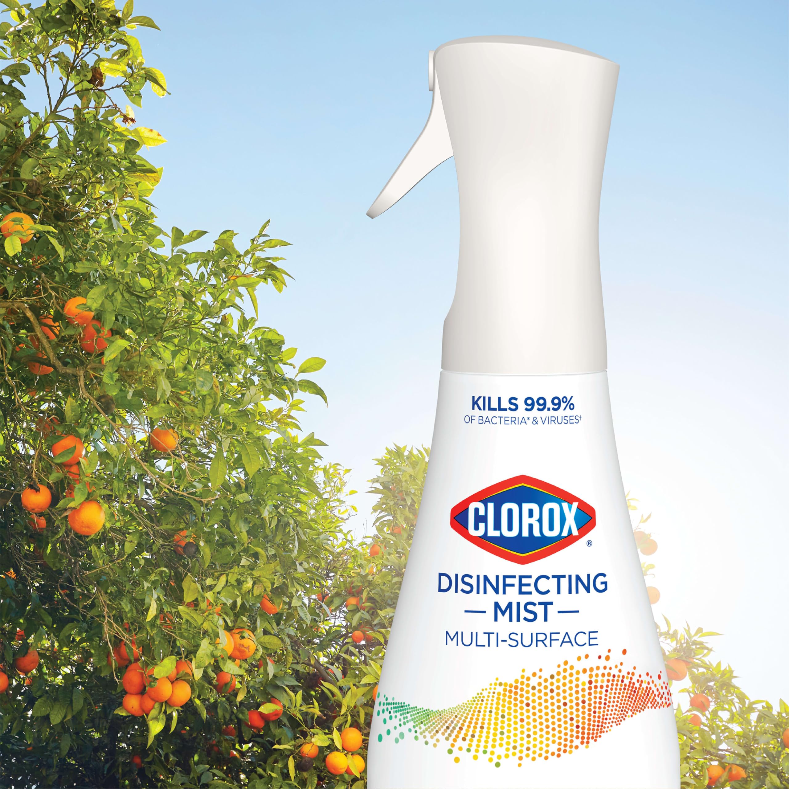 Buy now Clorox Disinfecting Mist, Lemongrass Mandarin, Household Essentials, 3 Refills, 16 Fl Oz Each at indiglob india