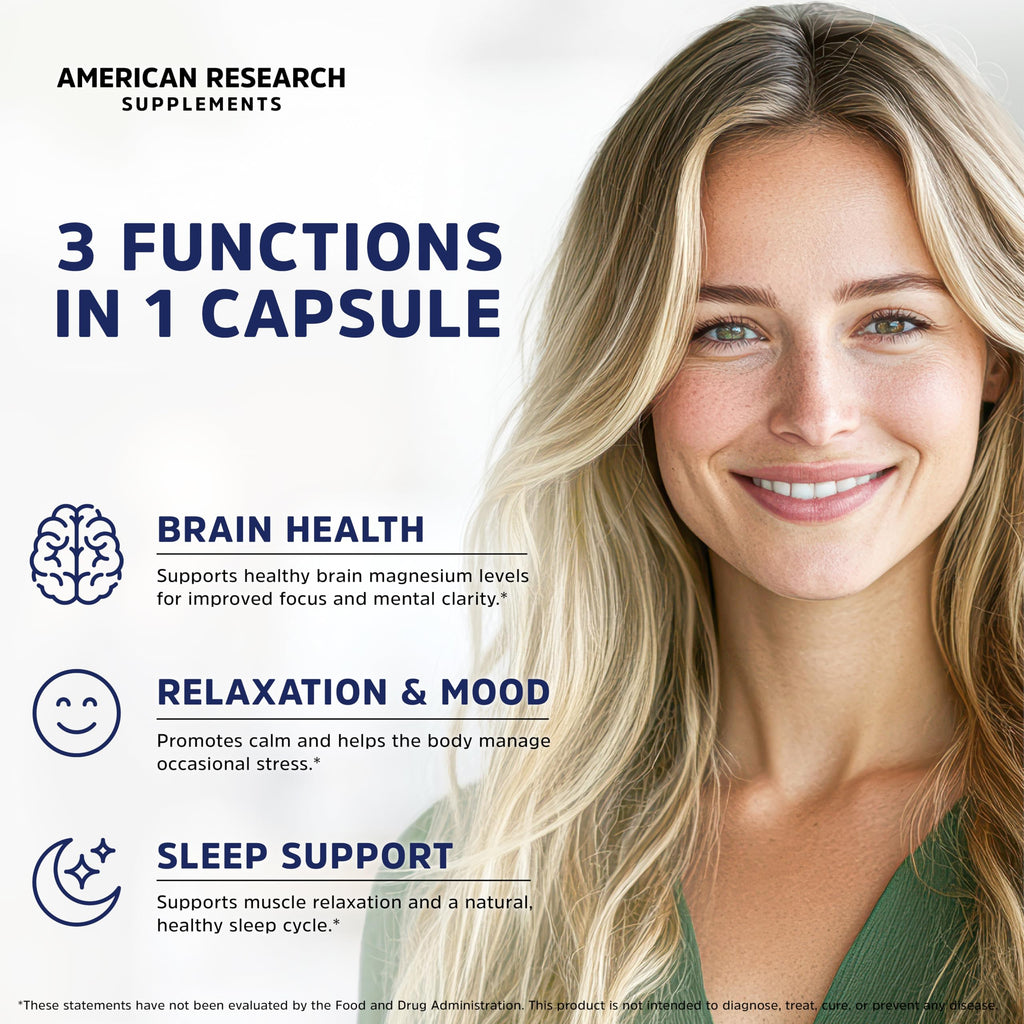 Magnesium L-Threonate Complex, 4 Bioavailable Magnesiums, Patented Magtein™