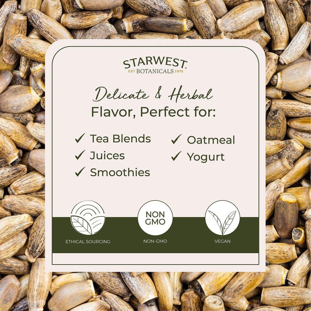 Starwest Botanicals Organic Milk Thistle Seed Whole - Bulk 1 lb Bag