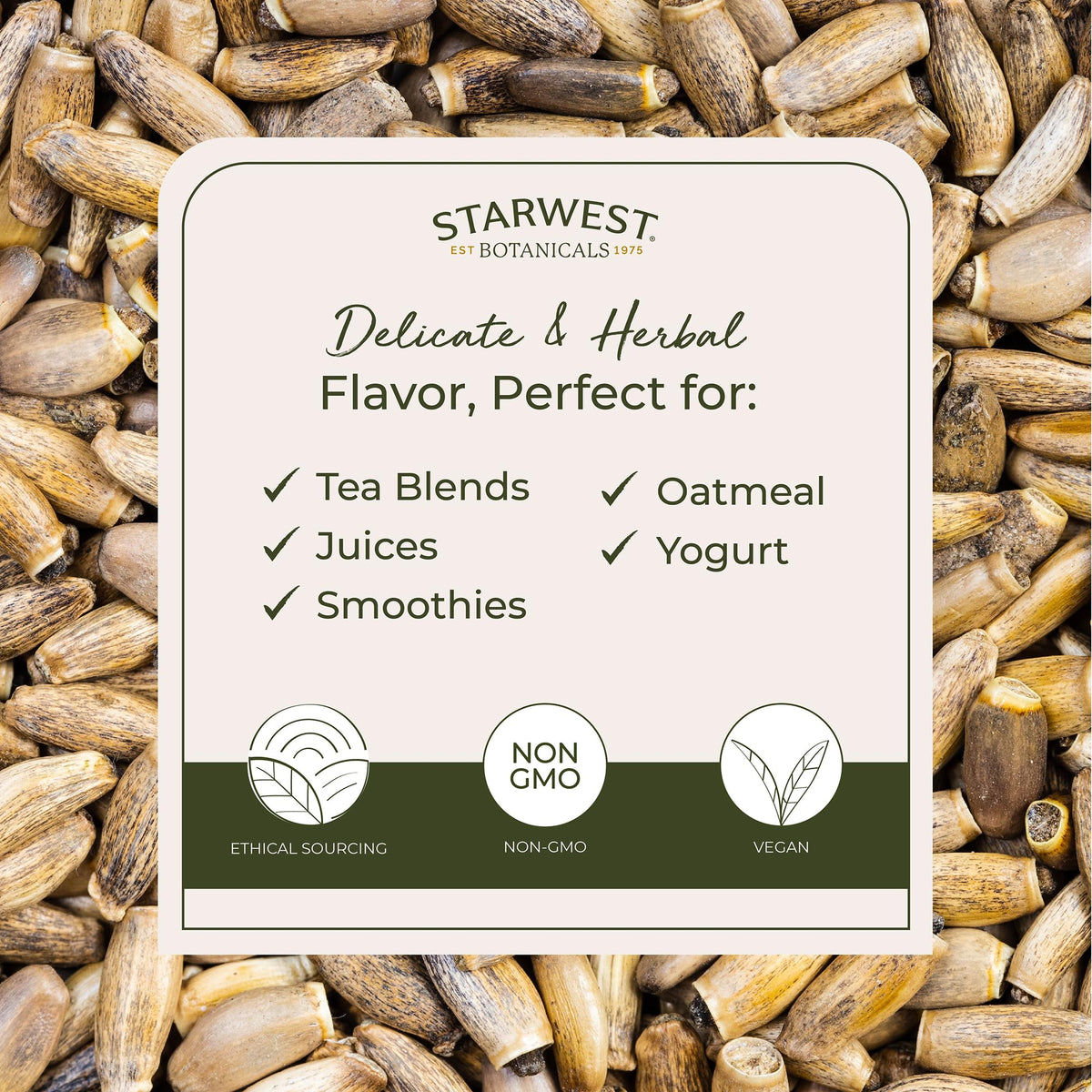 Starwest Botanicals Organic Milk Thistle Seed Whole - Bulk 1 lb Bag