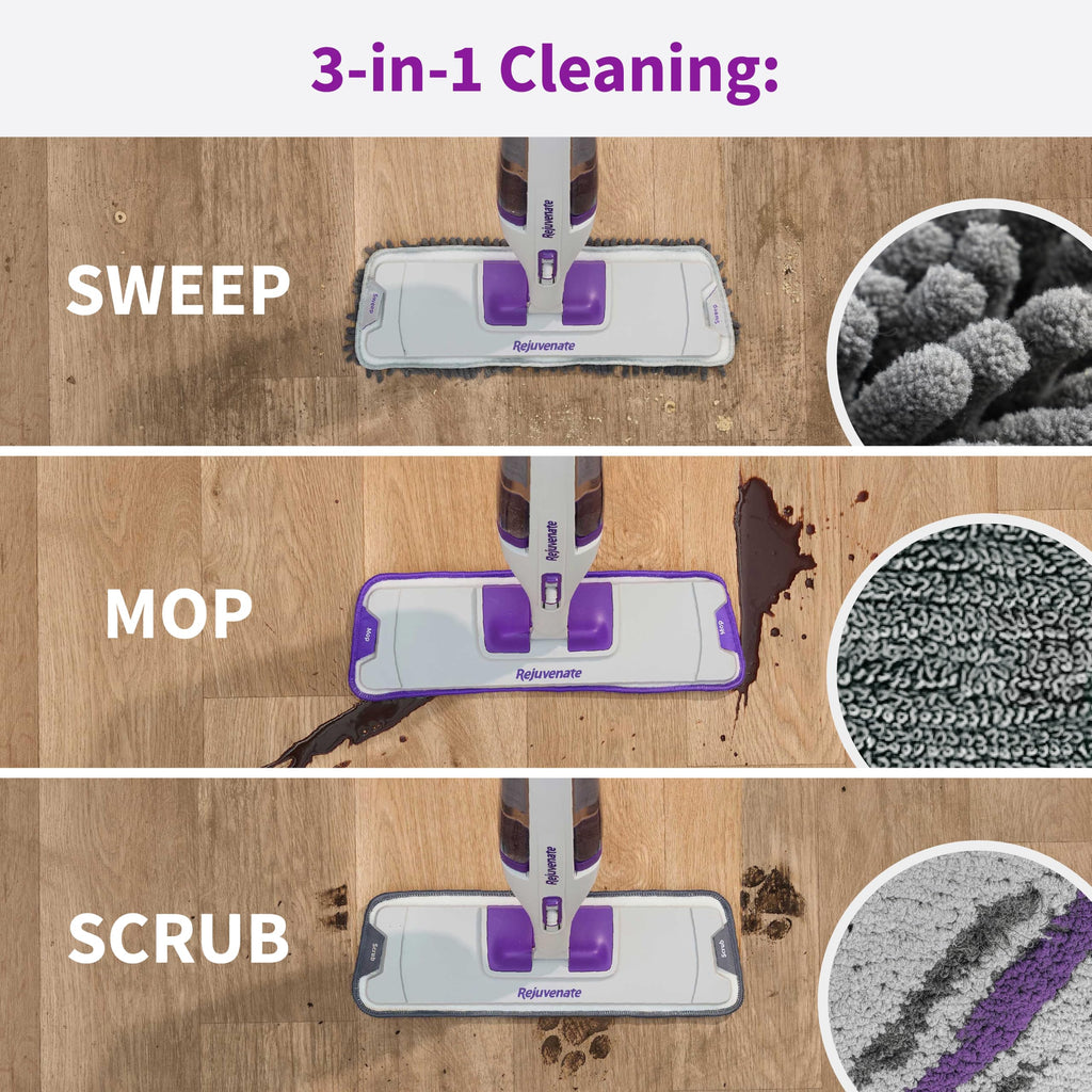 Rejuvenate PowerMax Multi-Surface Spray Mop for Floor Cleaning, 1 Count
