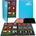 Buy now 9 Pocket Trading Card Binder- Holofoil Green Album w Side Loading Pockets, AntiTheft Anti-Drop- TCG Collector Storage Organizer for 360 CardsCompatible with Pokémon, Yu-Gi-Oh!, MTG Magic The Gathering Sky Blue Matte at indiglob india