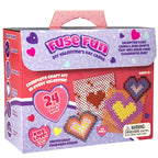 Buy now Valentines Day Cards for Kids Classroom-Heart Themed Fuse Bead Kits (24ct)-Perfect Valentines Day Gifts for Kids School Exchange for Boys & Girls -Each Includes Pixel Art Craft Activity w Perler Beads at indiglob india