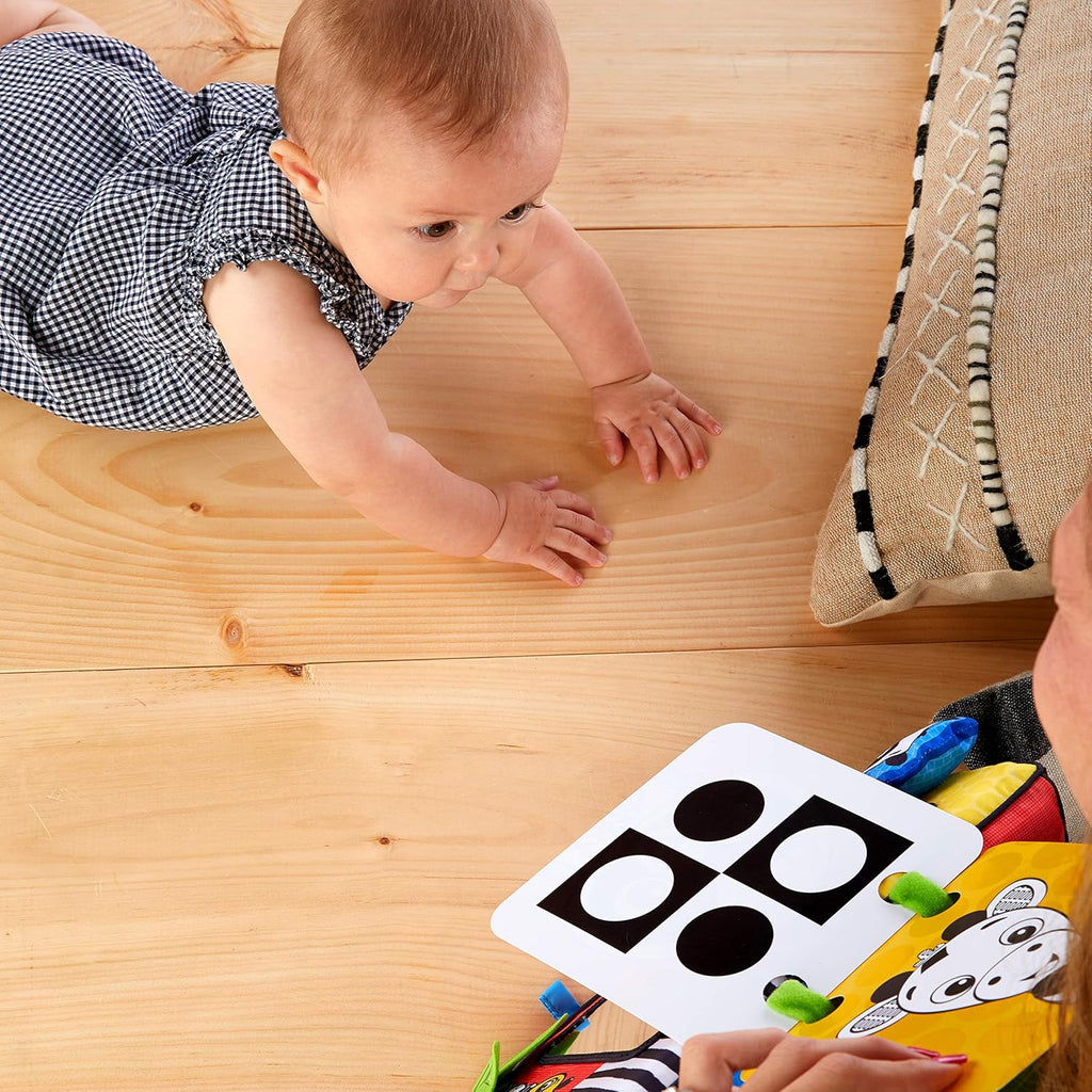 Buy now Baby Einstein Flip For Art High Contrast Floor Activity Mirror with Take Along Cards, Tummy Time Play, Newborn+ at indiglob india