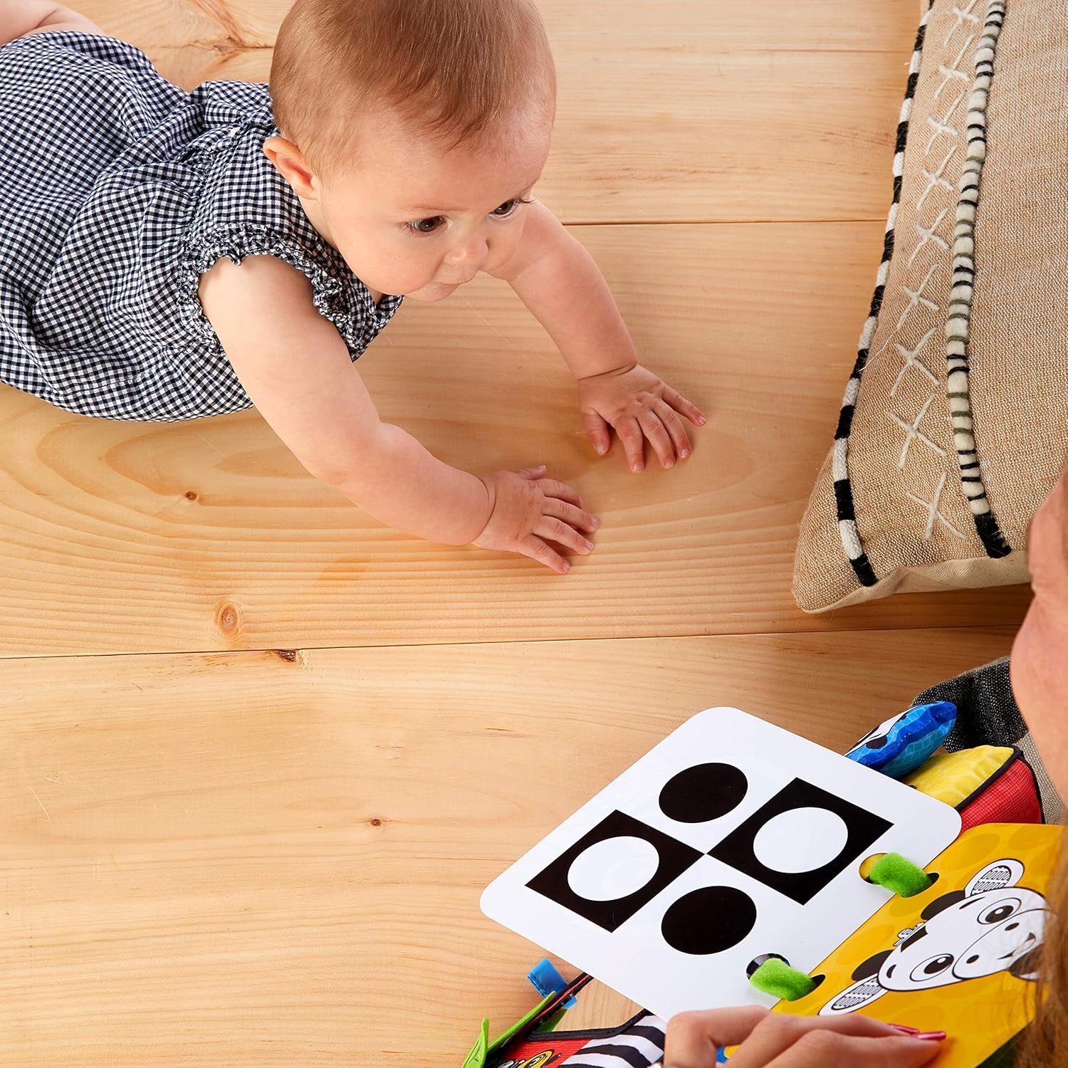 Buy now Baby Einstein Flip For Art High Contrast Floor Activity Mirror with Take Along Cards, Tummy Time Play, Newborn+ at indiglob india