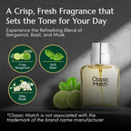 Buy now PB ParfumsBelcam Classic Match Green Eau De Toilette Spray for Men â€“ Fresh Chypre Cologne, Bergamot, Basil, Musk, Long-Lasting Masculine Fragrance, Signature Scent â€“ 2.5 Fl Oz at indiglob india