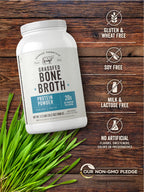 Carlyle Grass Fed Bone Broth Protein Powder | 35.2 oz (2.2lb) | 20g Protein | Pasture Raised, Grain Free Supplement | Non-GMO & Gluten Free | By Herbage Farmstead